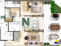 Apartamento 3 Quartos 97m² 