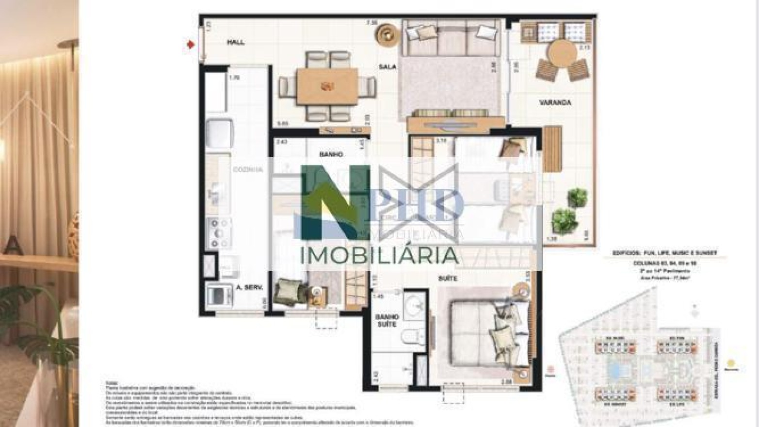 Apartamento 2 Quartos 66m² Apartamento 2 Quartos 66m²