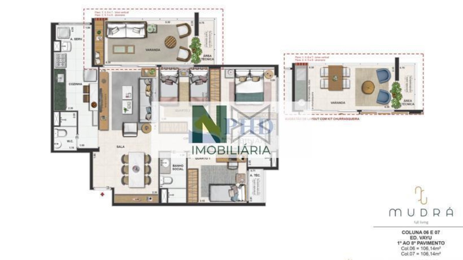Apartamento 2 Quartos 79m² Apartamento 2 Quartos 79m²