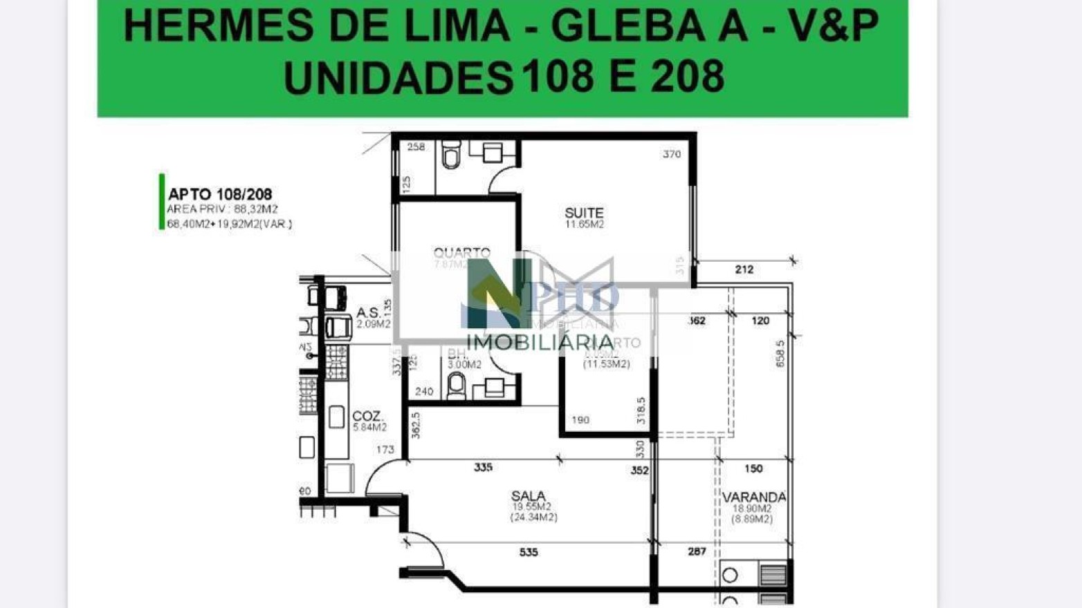 Apartamento 3 Quartos 88m² Apartamento 3 Quartos 88m²