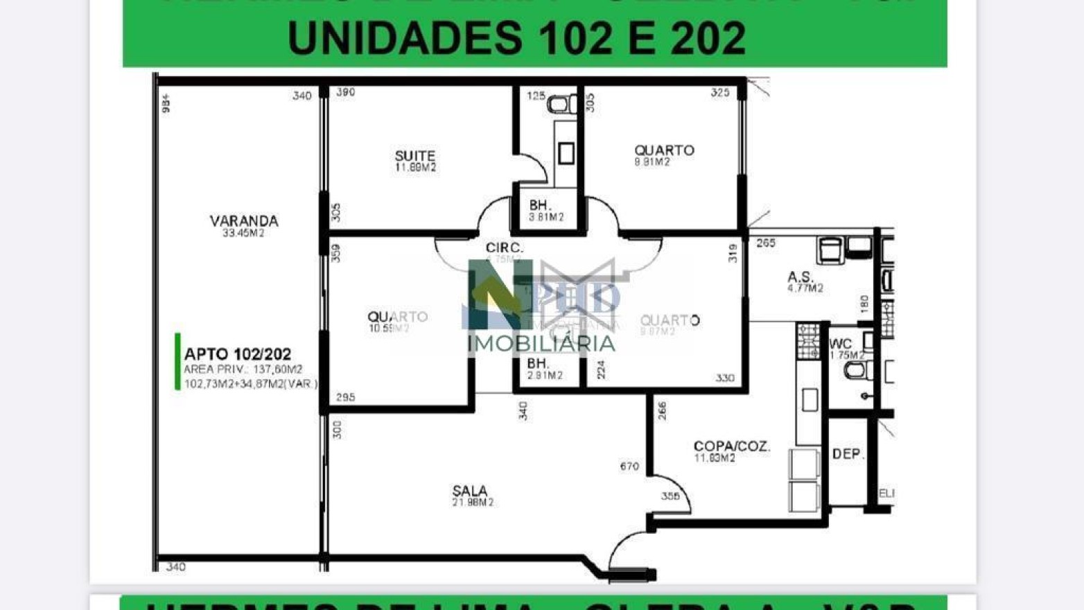 Apartamento 3 Quartos 88m² Apartamento 3 Quartos 88m²