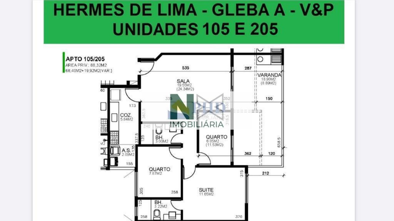 Apartamento 3 Quartos 88m² Apartamento 3 Quartos 88m²